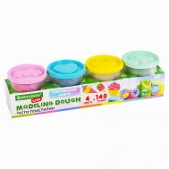 Пластилин тесто  KIDS крышки-штампики Brauberg