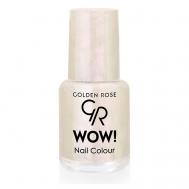Лак для ногтей WOW! Nail Color Clear 6 GOLDEN ROSE