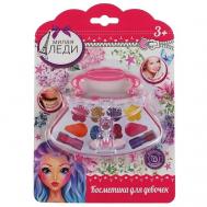 Косметика для девочек тени для век, помада, блеск для губ Милая Леди