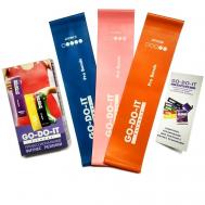 Широкие усиленные фитнес резинки PREMIUM GO-DO-IT
