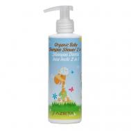 Детский органический гель шампунь 2в1, без слез 200 AZETAbio