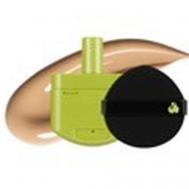 Рефилл для кушона  + спонж Satin Wear Healthy-Green Cushion RE-FEEL(+ Puff) UNLEASHIA