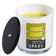 Свеча ароматическая в стакане с алюминиевой крышкой Лаванда-цитрус 1 Spaas