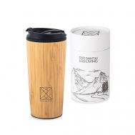 Термос - термокружка "100% BAMBOO" c заварником (530 мл.) Santai Living