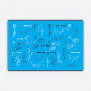 Слайдер дизайн Имитация Аэрографии "Hold me" Freedecor