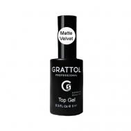 Матовый  вельветовый топ Matte Velvet 9 Grattol