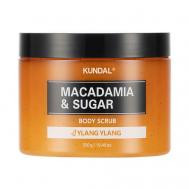 Скраб для тела Иланг-иланг Macadamia & Sugar Body Scrub 550 Kundal