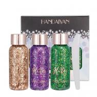 Набор гелей-глиттеров для лица и тела HANDAIYAN