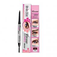 Карандаш для бровей автоматический Intense Brow Duo Pencil + Brush Alvin D'or
