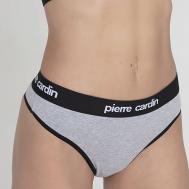 Трусы женские casual sport string серый меланж Pierre Cardin