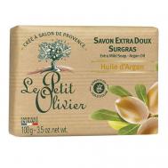 Мыло экстра нежное питательное с маслом Арганы Argan Oil Soap LE PETIT OLIVIER