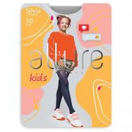 Колготки детские "Полоска" 50 ден белый Allure