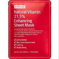 Маска тканевая витаминная Natural Vitamin C 21.5% Enhancing Sheet Mask 23 by Wishtrend