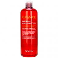 Тонер-бустер для лица укрепляющий с керамидами Ceramide Essential Boosting Toner 500 FARMSTAY