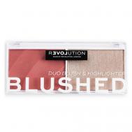 Палетка для макияжа лица Colour Play Blushed Duo RELOVE REVOLUTION