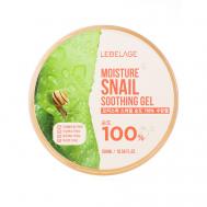 Гель для Лица и Тела Универсальный с Муцином улитки Gel Moisture Snail 100% 300 LEBELAGE