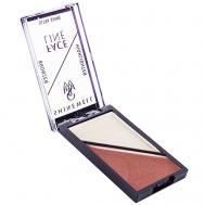 Двойная палетка Хайлайтер и бронзер для лица SHINEWELL