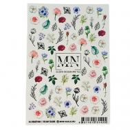 Слайдеры для ногтей на любой фон Листья MIW NAILS