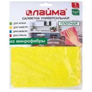 Салфетка универсальная, плотная микрофибра, 30х30 см Laima