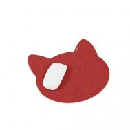 Коврик из фетра для компьютерной мыши в форме кошки Flexpocket