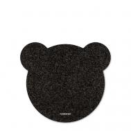 Коврик из фетра для компьютерной мыши в форме медведя Flexpocket