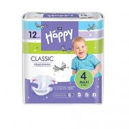 Подгузники для детей Classic Maxi с эластичными боковинками Bella Baby Happy