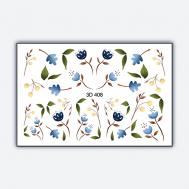 Объемный 3D слайдер дизайн "Лесной букет" Freedecor