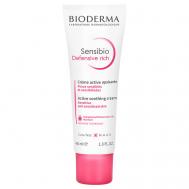 Крем насыщенный увлажняющий для чувствительной кожи лица Sensibio Defensive 40 Bioderma