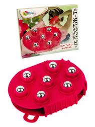 Массажная варежка с шариками "Массаж-7" Ruges