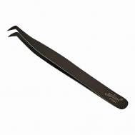 Пинцет для наращивания ресниц "сапожок" L ручная заточка JACKS.BEAUTY