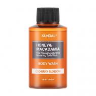 Гель для душа Цветок вишни Honey & Macadamia Body Wash 100 Kundal