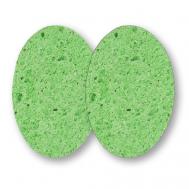 Спонжи для умывания, набор овальных спонжей SHINEWELL