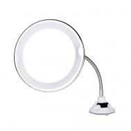 Зеркало косметическое 10 х с подсветкой, на гибкой штанге и присоске LM209 Gezatone