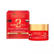 SUPER TRIO RETINOL + VIT C + KOLAGEN Сильно-укрепляющий крем 50+ 50 Bielenda