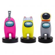 Набор фигурок-штампиков 3 серия (желтый герой) Among Us