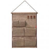 Органайзер-ключница подвесной 3 крючка и  6 карманов 36х53 см НО-031 CH