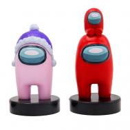 Набор фигурок-штампиков 3 серия (герой с ребенком на голове) Among Us