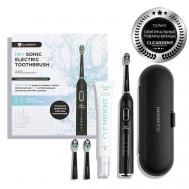 Электрическая зубная щетка ультразвуковая iW+ с футляром и отбеливающей зубной пастой CLEARDENT