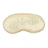 Маска для сна желтая MEA