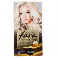 Стойкая крем краска для волос  Classic Gold FARA