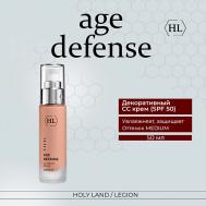 Age Defense CC Cream Medium (SPF50) - Корректирующий крем 50 Holy Land