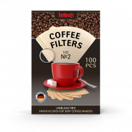 Фильтры для кофе №2 неотбеленные Tatkraft