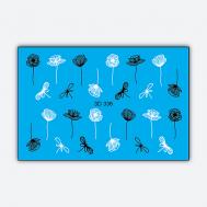 Объемный 3D слайдер дизайн "Кружевные цветы" Freedecor