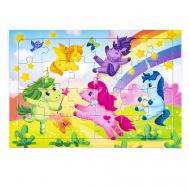 Пазл листовой на подложке Единороги ГеоДом