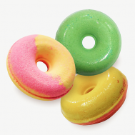 Бомбочки для ванн набор пончиков в подарочной упаковке ассорти COSMEYA