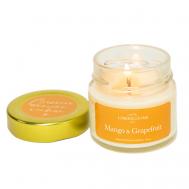 Свеча ароматическая "Манго и грейпфрут" с деревянным фитилем 100 LIMBERGHOME DECOR