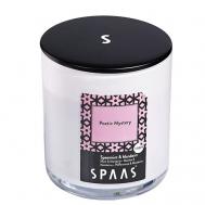 Свеча ароматическая в стакане с алюминиевой крышкой Мята-Мандарин 1 Spaas