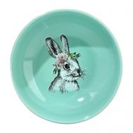 Глубокая тарелка керамическая «Зайка» Dolce Ceramo