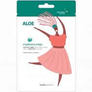 Тканевая маска для лица MSDS_Aloe (алоэ) Young Mediface