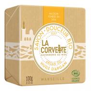 Мыло органическое для лица и тела Масло арганы Marseille Argan Oil Soap La Corvette